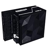 Lian Li Edge Serie – 1200 W vollmodulares Netzteil (Lüfter USB-Hub im Lieferumfang enthalten) – Gold – ATX 3.1 – PCIE 5.1 Unterstützung – 12 V-2x6 Anschluss – L-förmiges Design für