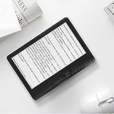 Paper White E-Reader, 7-Zoll-Farb-TFT-LCD-Reader für Elektronische Bücher, 16:9-Bildschirm, HD 800 X 480, 380 MHz, Schwarze Schutzhülle, Tragbarer E-Reader für EPUB PDF TXT (4GB)