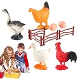 KSHSAA Kleine Waldtiere,Realistisches Tierfiguren-Spielset - Simulationstierfiguren für Ranch-Tischaufsätze, Sammelspielzeug, Cupcake