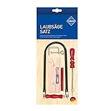 Pebaro 705P Laubsäge-Set , 12 Teile, komplettes Set für Laubsägearbeiten, mit Laubsägebogen made in Germany, Basteln mit Holz, Laubsägen, Bastelset, Geschenkidee für Kinder