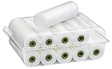 10 x Colorus Lackierwalze 11cm superfein | Schaumwalze beidseitig gerade | Farbwalze Lackrollen für Lacke wasserbasiert | Lackwalze Kreidefarbe für Möbel