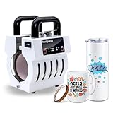 CAPTOK Mini Tassenpresse Maschine Mug Presse Heater Bedrucken Sublimationspresse 10 bis 15 Unzen (Weiß)