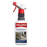 MELLERUD Rostflecken Entferner | 1 x 0,5 l | Effizientes Spray gegen Rostflecken auf Allen Steinoberflächen im Innen- und Außenbereich