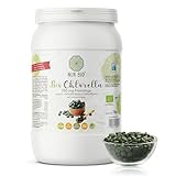 NurBio® Chlorella Presslinge 1 kg, extra kleine Tabletten à 250 mg, grünes Superfood, pflanzliches Eiweiß, nährstoffreich