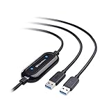 Cable Matters USB 3.0 PC zu PC USB Link Kabel 2m (USB Datenkabel/PC zu PC linkkabel) für Windows und Mac Computer - 2 Meter - enthält Registrierungscode für Software Easy Computer Sync