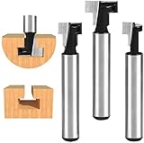 flintronic Fräser Schaft, 3-tlg Fräser Set, Fräser für...