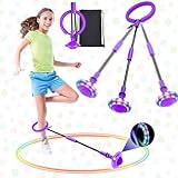 Kinder Blinkender Springring,Swing Wheel mit Lichtrad,Blinkt Schaukelball Sportspielzeug,Faltbarer Flash Jumping Ball Kinder,Springball für Kinder,Blinkender Sprungball,Skip Ball Kinder,Skip It