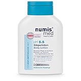 numis med Bodylotion ph 5.5 - Hautberuhigende Körperlotion für sehr empfindliche & sensible Haut - vegane Hautpflege ohne Silikone, Parabene & Mineralöl - Lotion (1x 200 ml)