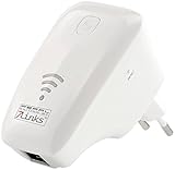 7links Mini Repeater: WLAN-Repeater WLR-360.WPS m. AccessPoint,300 MBit/s(Versandrückläufer) (WLAN Repeater und Access Point, Mobiler WLAN Verstärker)