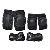 Dickes Knieschoner-Set, 6-in-1-Protektoren-Set, Ellenbogen-Handgelenkschoner, Schutzausrüstung, Schutz für Kinder und Erwachsene
