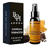 BOH-Aroma VANILLA TOBACCO Auto Duft - Auto Parfüm und auto lufterfrischer Innenraum, neutralisiert Gerüche im Auto, Autoduft mit eigenem parfum, autozubehör innenraum 60ml