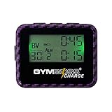 Gymboss Charge Intervall-Timer und Stoppuhr (Carbon/Violett)