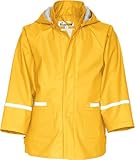 Playshoes Regenjacke Unisex Kinder Wind- und wasserdicht Regenmantel Regenbekleidung, gelb, 128