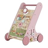 Little Dutch Laufwagen Schiebewagen mit Activity Spiel Board Holz Baby Kleinkind rosa - Fairy Garden