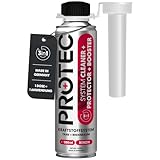 ProTec+ Motorsystemreiniger Benzin 300 ml I 3in1 Reinigung, Pflege & Schutz des Motors mit Leistungsbooster I Motor-Reiniger, Vergaser-Reiniger, Benzin-Stabilisator & Kondenswasser-Entferner