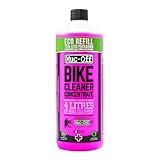 Muc Off Fahrradreiniger Konzentrat , 1 Liter - Hochwirksam, Biologisch Abbaubar, Nano Gel Nachfüllpackung Muc Off Bike Cleaner- Zur Verdünnung mit Wasser für 4 Liter Fahrrad Reinigungsmittel