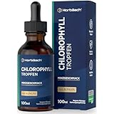 Chlorophyll Tropfen 100ml aus reinem Alfalfa | Vegane Chlorophyll Liquid | Hochdosiert & ohne Konservierungsstoffe | Horbaach