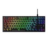 HyperX Alloy Origins Core – Mechanische TKL-Gaming-Tastatur (tenkeyless) – Kompaktes Format – HyperX Blue – RGB-LED Hintergrundbeleuchtung (US layout)