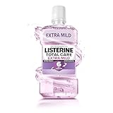 LISTERINE Total Care Extra Mild 500 ml, schützende Mundspülung ohne Alkohol gegen Karies mit 6 in 1 Wirkung, antibakterielles Mundwasser schützt vor Zahnfleischproblemen, bis zu 24h frischer Atem