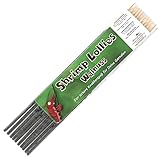 Shrimp-Lollies Walnuss (10 Stück) Garnelen Lollies Futter Walnussblätter Sticks Futterstangen