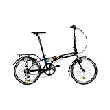 DAHON klappfahrrad Erwachsene Mariner D8 40-Jahr-Edition，Faltrad 20 Zoll hochwertiger Aluminiumrahmen, 8 Speed Gears Folding Bike Schwarz