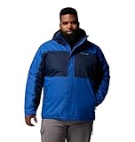 Columbia Herren Tipton Peak Iii Insulated Jacket Isolierte Jacke, Mountain Blue/Collegiate Navy, 3XL Tall