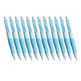 12 Stück Druckbleistifte Mit Spitzer 2 0 Mm Ergonomischer Druckbleistift Komfortabler Zum Schreiben Zeichnen Skizzieren Radiergummi