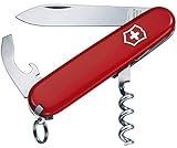 Victorinox Schweizer Taschenmesser Waiter, Swiss Army Knife, Multitool, 9 Funktionen, Klinge, Kapselheber, Dosenöffner