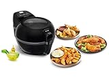 Tefal FZ7228 ActiFry Extra Heißluftfritteuse | AirFryer mit Rührarm, kein Schütteln | 1550 W | 1,2 kg für 6 Personen | High Speed Airflow | Timer | ‎energiesparend | gesunde Friteuse ohne Öl | Schwarz