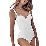 Frauen Fashion-Sexy-Push-up BH Beach Bikini Bademode Badeanzüge Für Babys (White, L)