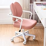 HYUFEIAO Schreibtischstuhl aus Stoff mit Nicht waschbarer Technologie, ergonomischer Computerstuhl für das Home-Office, Gesundheitsstuhl mit Doppellehne für Studenten, langfristiger Komfort