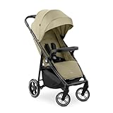 hauck Buggy Shop N Care für Kinder ab Geburt bis 22 kg mit Liegefunktion, Getränkehalter und Snack Tablett, Klein Zusammenklappbar, Sonnenverdeck (UPF 50+), XL Korb bis 3 kg (Olive)