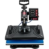 VEVOR Heat Press, 5-in-1 Wärmepresse, Maschine, 29 x 38 cm Klappschalen-Sublimations-Transferdrucker, schnelles Aufheizen, digitale präzise Temperaturkontrolle, Vinyl-Heizpresse