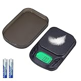 Feinwaage, 500g/0.01g Digitale Taschenwaage, Präzisions Mini Küchenwaage, Digitalwaage Feinwaage Goldwaage Münzwaage, mit Tara-Funktion, 7 Einheiten, für Schmuck, Küche, Kräuter, Tee, Kaffee