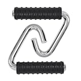 Widerstandsband-Griffe, 1 Paar Langhantel-Fitness-Griffe, neutraler Griff, Klimmzuggriff, strapazierfähig, C-Form, Stretch-Befestigungsgriffe für elastisches Band, Workout, Zuhause und Fitnessstudio