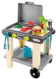 Ecoiffier – Grill für Kinder – 23-teiliger Spielzeug-Grill, mit Burger, Grillzange, Fleisch und Spielzubehör, für Jungen und Mädchen ab 18 Monaten