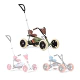 BERG Pedal-Gokart Buzzy 2-in-1 incl. Schubstange, Gokart mit Freilauf, Tretfahrzeug, Kinderfahrzeug mit Handbremse, Tretfahrzeug mit hohem Sicherheitstandard, gokart ab 2 Jahre