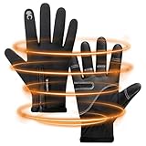 Imp warme Fahrradhandschuhe für Herren, Fahrradhandschuhe für den Winter, 1 Paar Handschuhe mit Touchscreen, Sportbekleidung, rutschfeste Handschuhe für kaltes Wetter