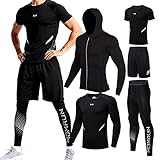 BOOMCOOL Herren Workout-Kleidung, Fitness-Outfit,...