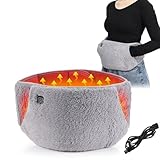 DAJASD Wärmegürtel Rücken, 105x20CM Wärmekissen Elektrisch Rücken mit 3 Schnelle Erwärmung Temperaturstufen, Maschinenwaschbar Heizkissen für Rücken, Nacken, Schulter, Bauch, Taillenschmerzen