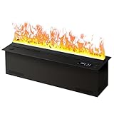 Elektrokamin/Einbaukamin,Wasserdampf-Elektrokamin 3D,Simulations Touch flamme, mehrere Farben,mit Fernbedienung, Touchscreen,geeignet für Wohn- und Schlafzimmer,150cm/59.06in