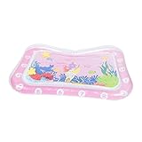 Warmhm Inflatable Water Pad für Junge Mädchen Spielmatte mit Marinen Mustern für Bauchzeit Tragbar Fördert die Entwicklung Interaktion von Kindern