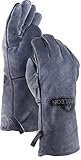 Napoleon 62147 Grillhandschuhe, Leder, Schwarz und Grau