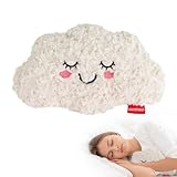 Comfheat Mikrowelle Heizung Pad, warmes beruhigendes Kissen für Kinder, Wolkenform Fuzzy Pad, natürliche Füllungen, feuchte Wärmetherapie für Menstruationsschmerzlinderung