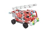 Constructor Fire Engine – Metallbauspiel – 314 Teile – Feuerwehrauto zum Zusammenbauen – STEM Box ab 8 Jahren