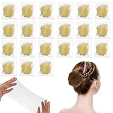 Piriuuo 30 Stück Haarnetz Dutt, Unsichtbare Haarnetze Elastisches Haarnetze Wiederverwendbare Feinmaschig Ballettbrötchen Haarnetz Nylon Haarnetze für Krankenschwestern, Tänzerin, Flugbegleiter