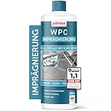 PLINTEX® WPC Imprägnierung farblos 1000ml langanhaltend & wasserabweisend - zur Pflege für WPC/BPC Fliesen, Zaun & Terrassendielen - Pflegemittel gegen Wasser, Schmutz & Grünbelag