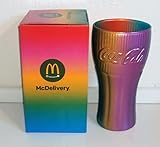 McDelivery/Glas/Gläser/Limitierte Edition/RegenbogenGlas/Mc Donald's / 2022 / NEU/Sammelglas/Colaglas/Coca-Cola