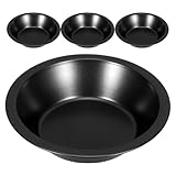 Beatifufu 4 Stück Mini Tarteformen Runde Antihaft Backformen für Kuchen Quiche und Eier Tart Hitzebeständig für Ofen Kleine Backgeschirr für Portionen