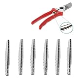 6 Stück Silber Feder für Gartenschere,Edelstahl Gartenschere Feder,Gartenscheres Feders Ersatz,Metall Spiral-Gartenschere Federn,für Baum Blumen Reparatur Baumscheren,Astscheren(6cm,7cm,8cm).
